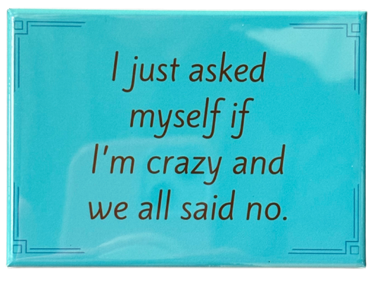 Crazy Fridge Magnet